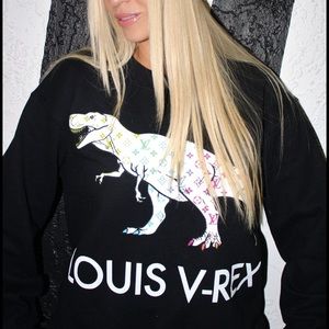 LOUIS V-REX Black LV Sweater